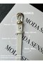 Classic Silver Model Women's Belt with Tool Buckle Waist Belt Coat Belt Dress Belt Trouser Belt - 3