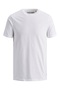 تي شيرت JJEORGANIC BASIC TEE SS O أبيض للرجال بأكمام قصيرة - 7