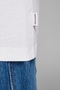 تي شيرت JJEORGANIC BASIC TEE SS O أبيض للرجال بأكمام قصيرة - 6