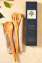 Olive Tree Handmade 2 Piece Salad Serving Set, Wooden Spoon and Fork, 30 Cm.