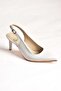 S654071709 White Thin Heeled Women's Shoes - 5