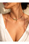 Red String Adjustable Gold Fish Figured Necklace - with Blue Bead Detail - Does Not Tarnish - 5