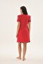 13189 Christmas Themed Women's Embroidered Tunic - 5