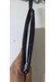 Glittery Navy Blue Color Handbag with Gold-Plated Finish on Fabric. - 7