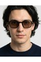 Yoda Unisex Black Frame Brown Soft Glass New Season Sunglasses Acetate Metal Hinge Grilamid - 5