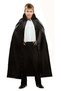 Black Color Collared Halloween Cape 90 cm - 3