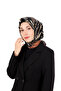 وشاح حريري من نسيج التويل بنمط حمار وحشي نحاسي - 2