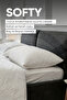 Softy Orthopedic Visco Pillow Set of 2 - Washable Cover with Neck Support 60X40 cm - 2