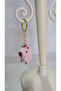 Pink Capybara Keychain Quality Accessory Bag Charm - 3