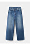 Mid-Rise Double-Breasted Waist Wide-Leg Jeans - 3