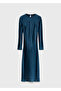 Long Satin Dress - 3