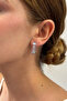 Steel Baguette Avenue Earrings - 2