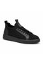 Full Black Knitwear Men's Sneaker - Breathable Comfortable Casual Sports Shoes with Soft Insole Kb 112