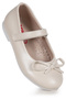 Barbe Skin Bow Velcro Girls' Ballerina Shoes