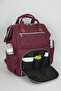 Ni̇l-Anne Care Baby Bag Backpack Bordo - 3