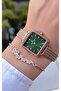 Daniel Klein Small Square New Season Women's Watch with Bracelet and Gift - 3