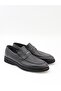 2893 Black Genuine Leather Eva Sole Moccasin Men's Shoes - 6