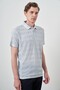 Men's Blue Trend Dynamic Fit Polo Neck T-Shirt - 2