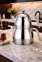 Tea Pot Clk-Cy-7082 Mi̇zar Maxi Size Steel