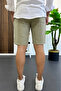 Men's Cotton Muslin Fabric Shorts Green Edw501 - 3