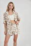 Patterned Casual Jacket