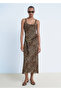 Leopard Print Midi Dress - 2