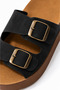 Unisex orthopedic insole slippers with double strap buckle daily comfort slippers - 3