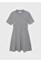 Slim Knitwear A-Line Dress - 3