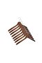 Wooden Clothes M002-Ç Shirt, Blouse, Dress Hanger Walnut Color 6 Pieces - 2