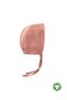 Tied Baby Organic Muslin Hat 0-2 Years Salmon