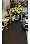 Royal Linen Textured Glitter Black Runner (Napkins Not Included) - 6