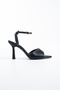 Dorothy Women's Drawstring Detailed Ankle Strap Thin Heeled Shoes - 2