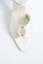 Dorothy Women's Drawstring Detailed Ankle Strap Thin Heeled Shoes - 3