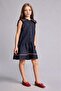 100% Cotton Denim Navy Blue Dress for Girls H6597A826Sm - 2