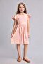 100% Cotton Half Sleeve Floral Combed Cotton Dress Girls H2702A826Hs