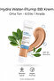 كريم BB متوسط ​​اللون بعامل حماية من الشمس SPF50، مرطب ملون معادل للون البشرة، واقي من الشمس هيدرا ووتر بلامب 40 مل