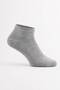 Men's Bamboo Scented Booties Socks Gray 6-Pack - 4