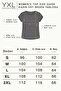 Women's Plus Size Lycra V-Neck Stone Patterned Short Sleeve Mom T-Shirt Combed Cotton Blouse - 7