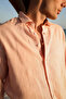 Ulivo Salmon Linen Men's Shirt - 5