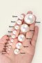 12 mm Black Pearl Luxury Perforated Jewelry Accessory Making Beads 50 Grams (50-55 Pieces) - 2