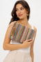Premium Sweet Garden Women's Straw Clutch - Portfolio C062205