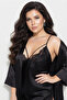 Plus Size Lace Detailed Nightgown & Robe Set - 2