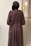 Verev Chiffon Fronted Evening Dress - 4