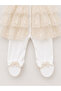 Lace Booties Jumpsuit Set (with Beanie & Gloves) - 3