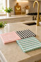 (3 Pieces) Microfiber Kitchen Cloth 30 X 30 cm Cleaning Cloth Soft-Textured Stain Resistant Does Not Create Odor - 4