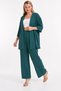 Bürümcük Fabric Women's Comfortable Summer Kimono and Loose Pants Two-Piece Set
