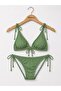 Khaki Green Women's Bikini Set - 3