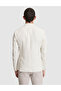 Ecru Slim Fit Striped Linen Double Breasted Jacket 50284938-Vr019 - 5