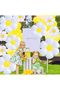 Daisy Shaped Foil Balloon 71x71 cm 1 Piece - 4