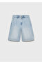 Straight Denim Bermuda Shorts - 3